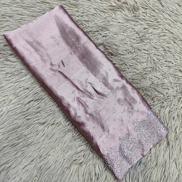 Premium Bridal Hijab with stone work | HJ02